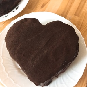 ホットケーキミックスで簡単濃厚♡生チョコケーキ